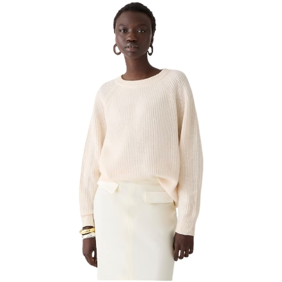 J. Crew Sweaters - J Crew Cashmere Ribbed Crew Neck Sweater - Sz 2X